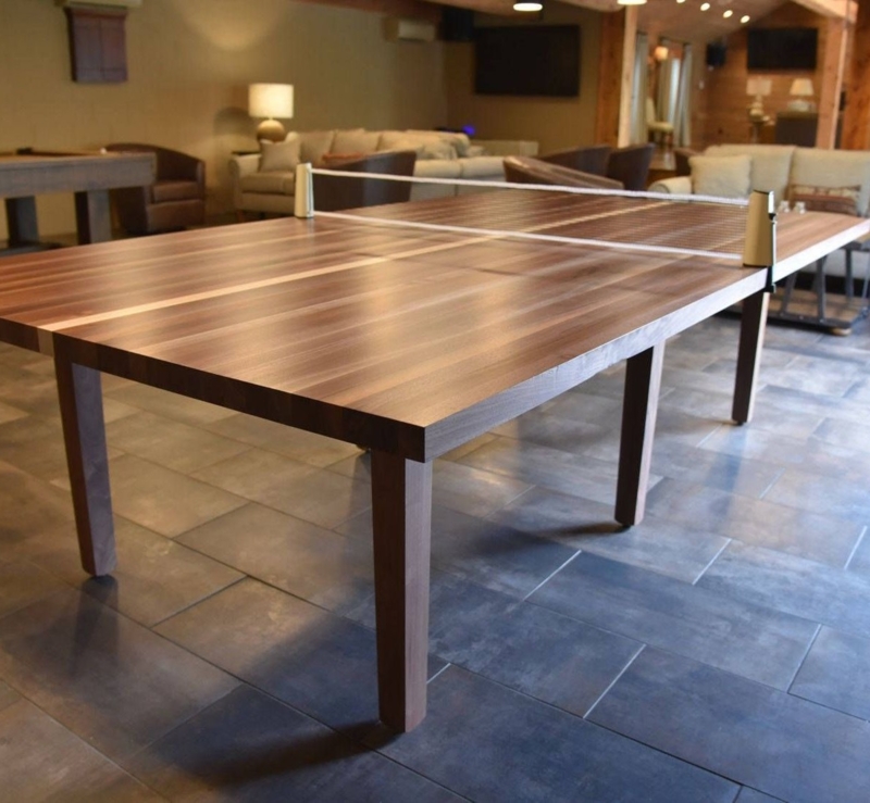 Modern Wooden Multipurpose Ping Pong Dining Table