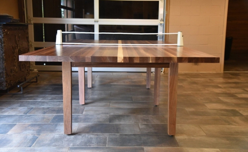 Multi-Functional Wooden Ping Pong Dining Table