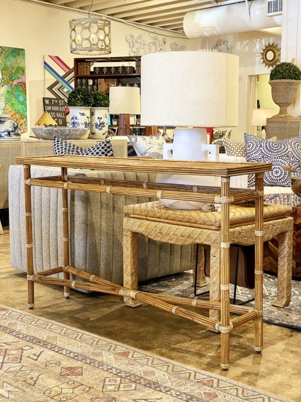 Rattan Console Tables
