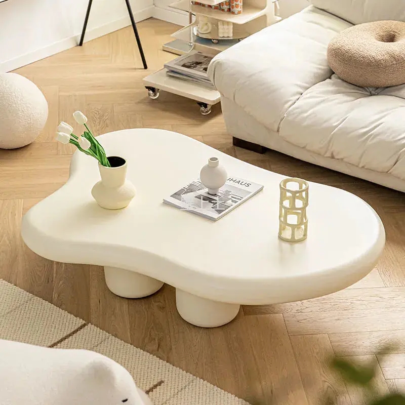 Nordic Cloud-Inspired Organic Shape Coffee Table