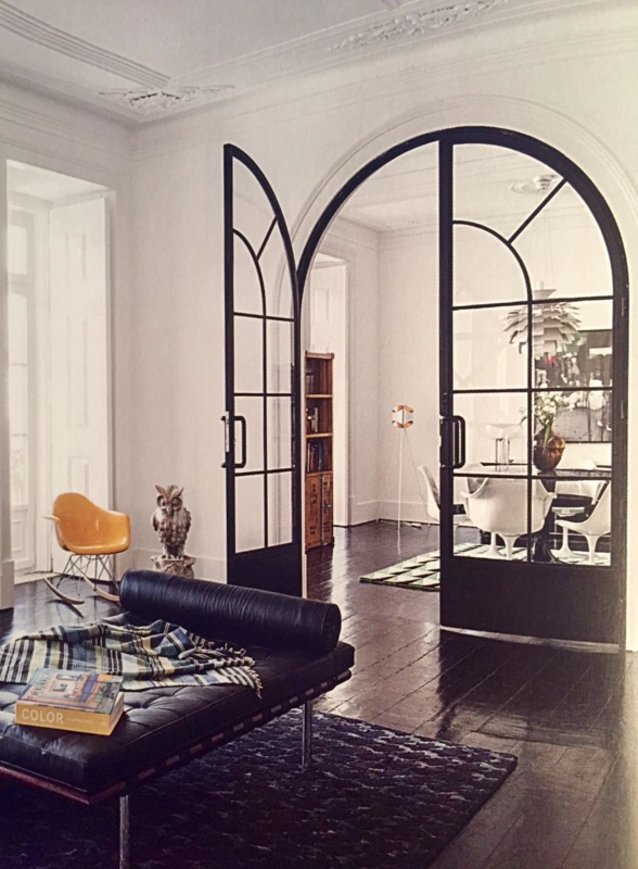Pontus Interior Arched French Doors in Modern Home