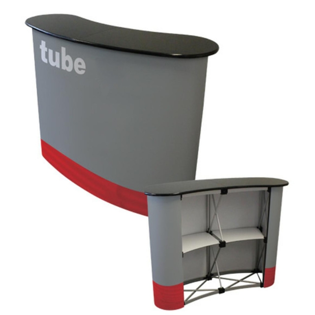 Portable Pop-Up Table Booth for Trade Shows