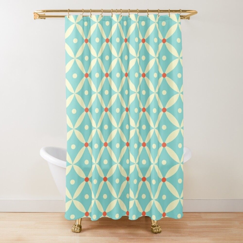 Retro Fun Shower Curtain by RalphAndArthur | Shower curtain, Cool ...