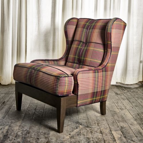 reupholster that comfy chair in ...tartan PLAID! | Chair, Plaid chair ...