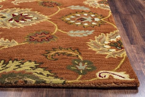 Rust Colored Rug 9X12  Warehouse of Ideas