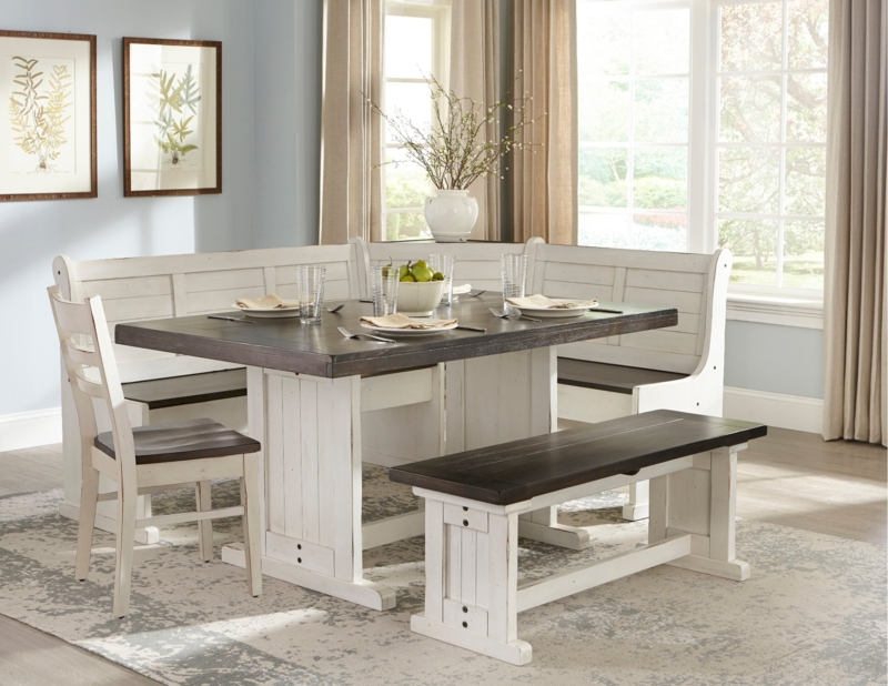 Rustic Corner Booth Kitchen Table Set
