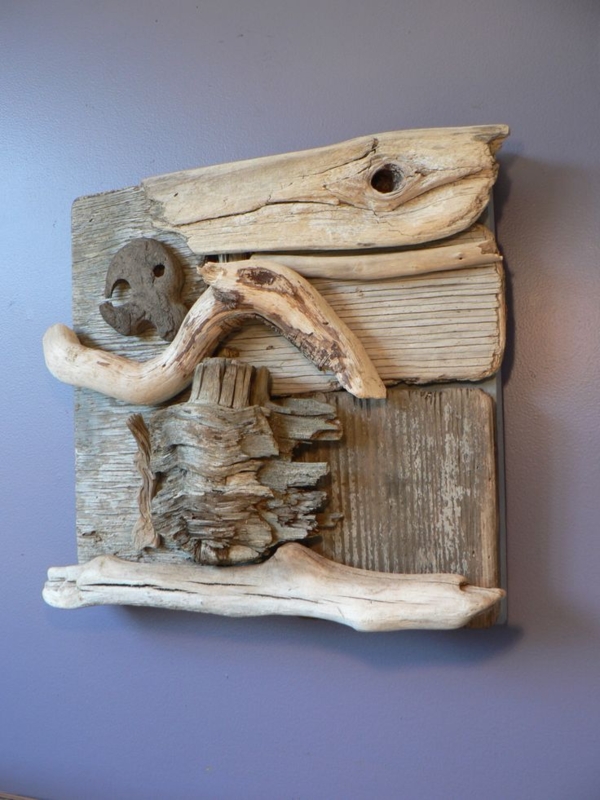 Rustic Driftwood Wall Art for Coastal Home Decor