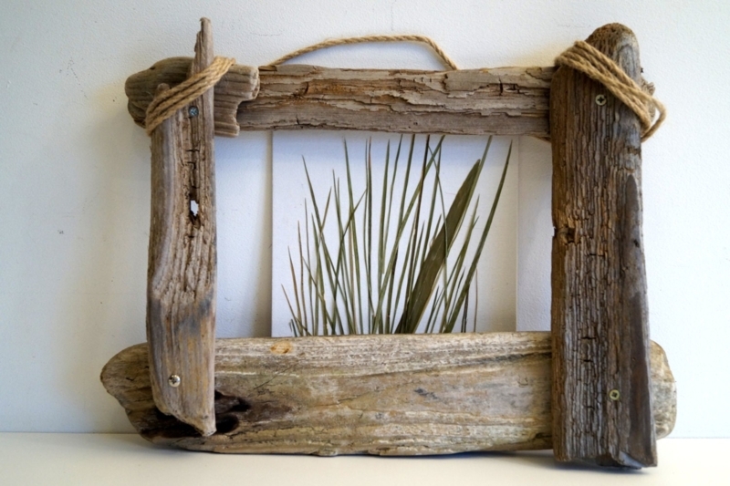 Rustic Driftwood Wall Art Frame Decor