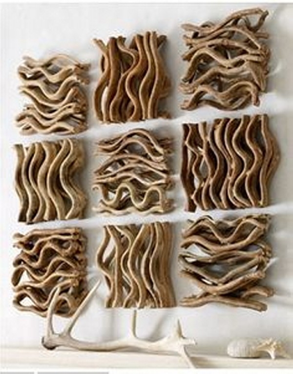 Rustic Driftwood Wall Art Panels for Natural Decor