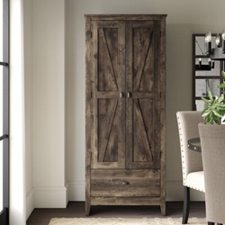 Rustic Modern Farmhouse Wooden Storage Cabinet
