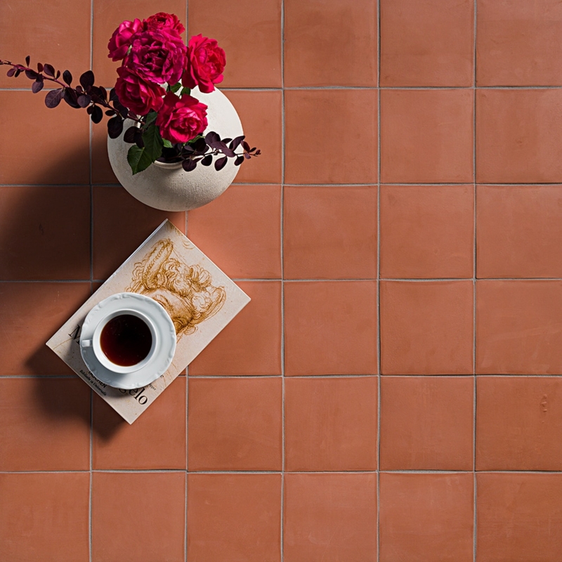 Rustic Spanish Terracotta Floor Tiles Design