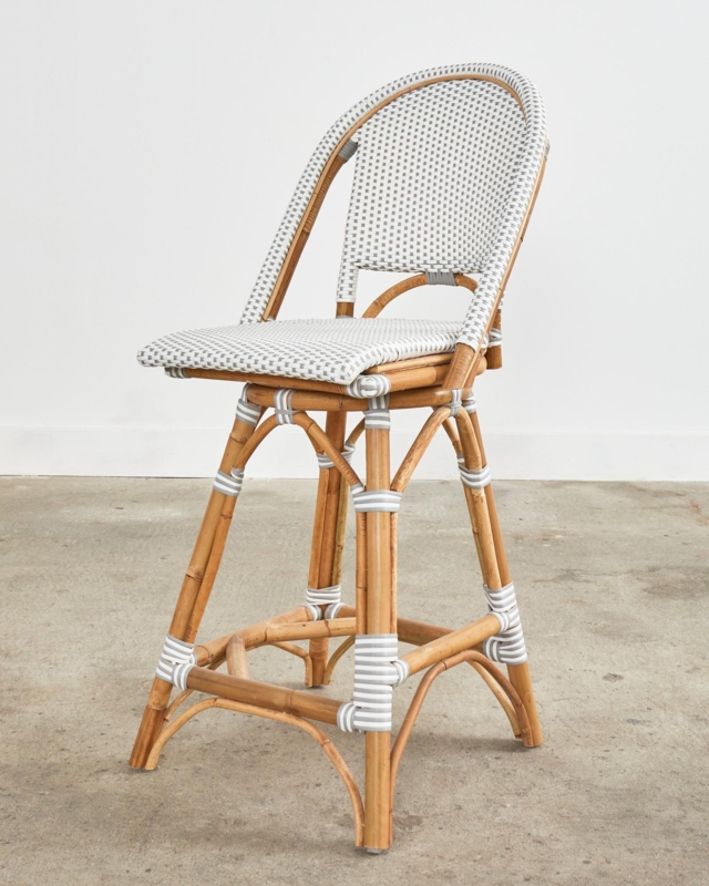 Serena and Lily Riviera Rattan Bistro Barstool