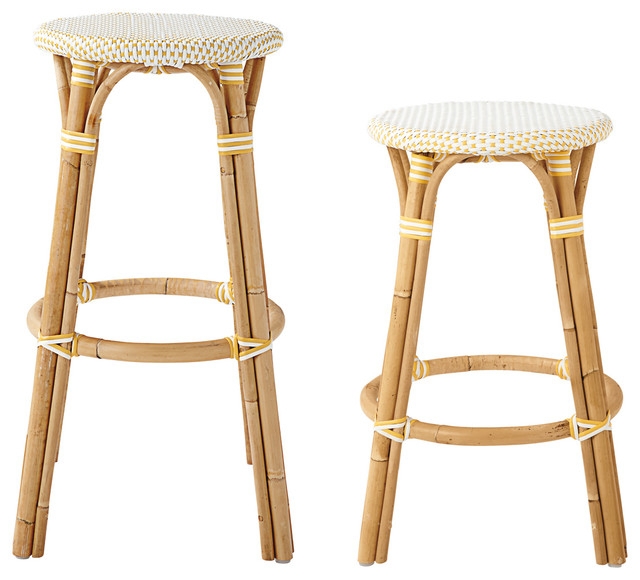 Serena & Lily Riviera Modern Backless Bar Stools