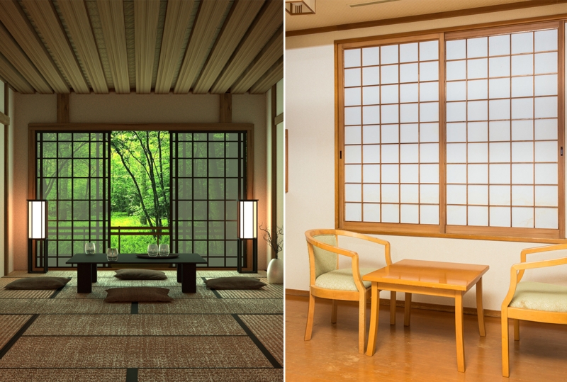 Serene Traditional Japanese Room with Shoji Screens