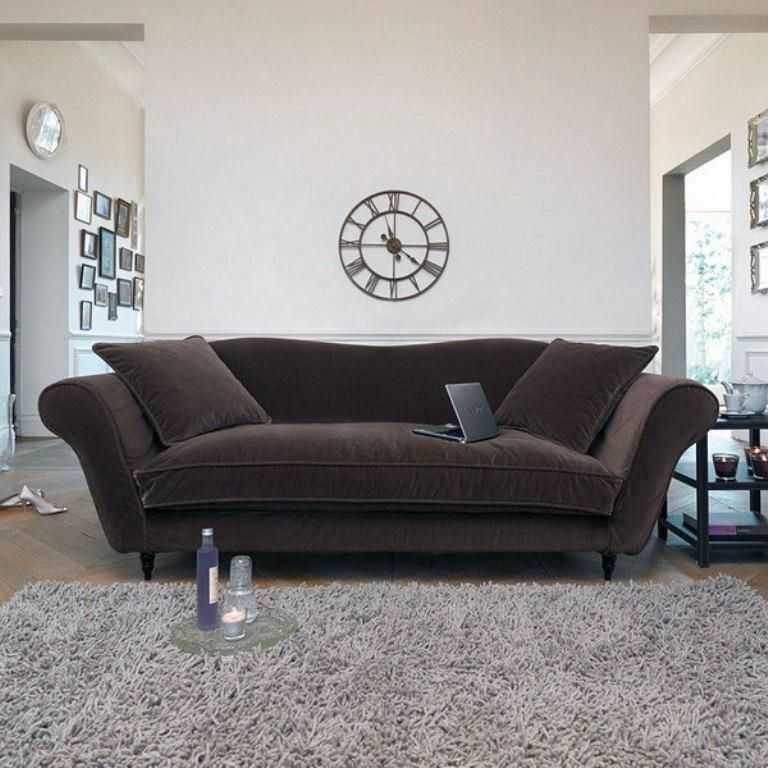 Sofa: Brown Velvet Sofas (#3 of 20 Photos)