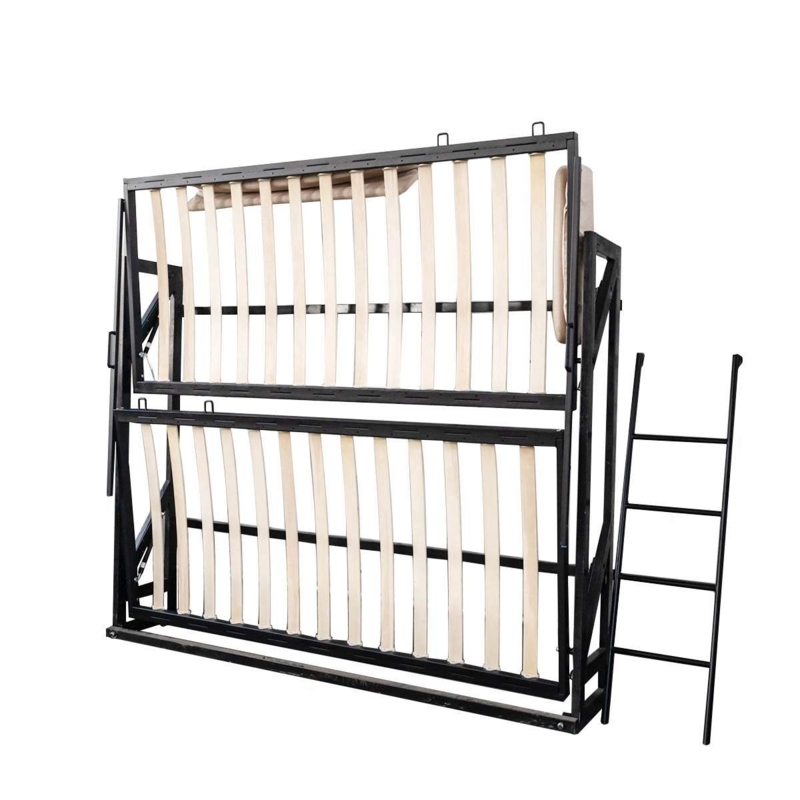 Space-Saving Queen Horizontal Murphy Bunk Beds