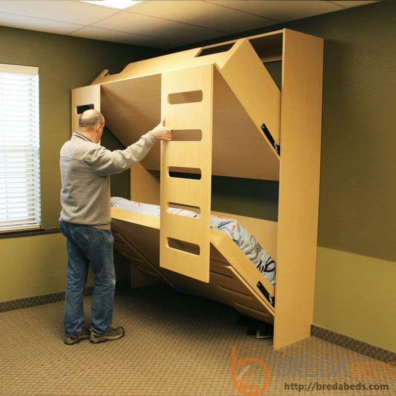 Space-Saving Stack Murphy Bunk Beds Design