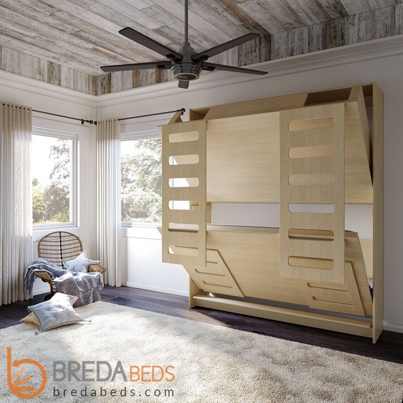 Space-Saving Urban Stack Murphy Bunk Bed Design
