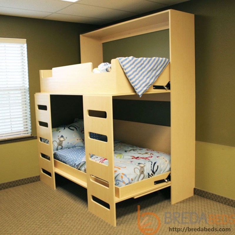 Space-Saving Urban Stack Murphy Bunk Bed Design