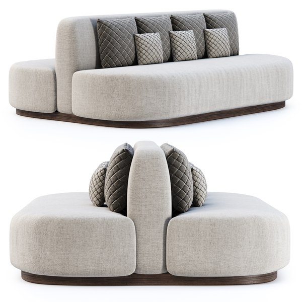 Stefa restaurant double side sofa SCD44 by Bpoint Design model ...