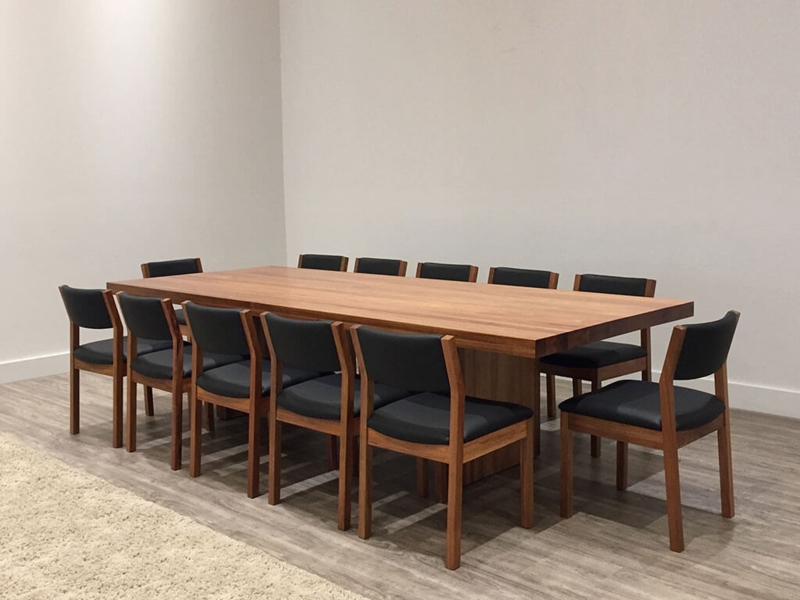Tasmanian Blackwood 12-Seater Modern Dining Set