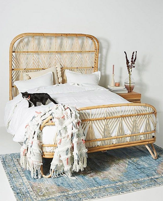The Best Affordable Boho Beds and Headboards (Rattan and Wood) | Posh ...