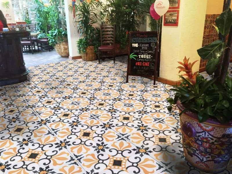 Vibrant Spanish Patterned Floor Tiles for Interiors