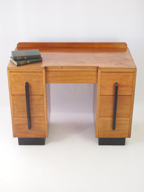 Vintage Art Deco Mahogany Writing Desk
