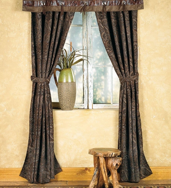 Western Paisley Beaumont Drapes for Rustic Interiors