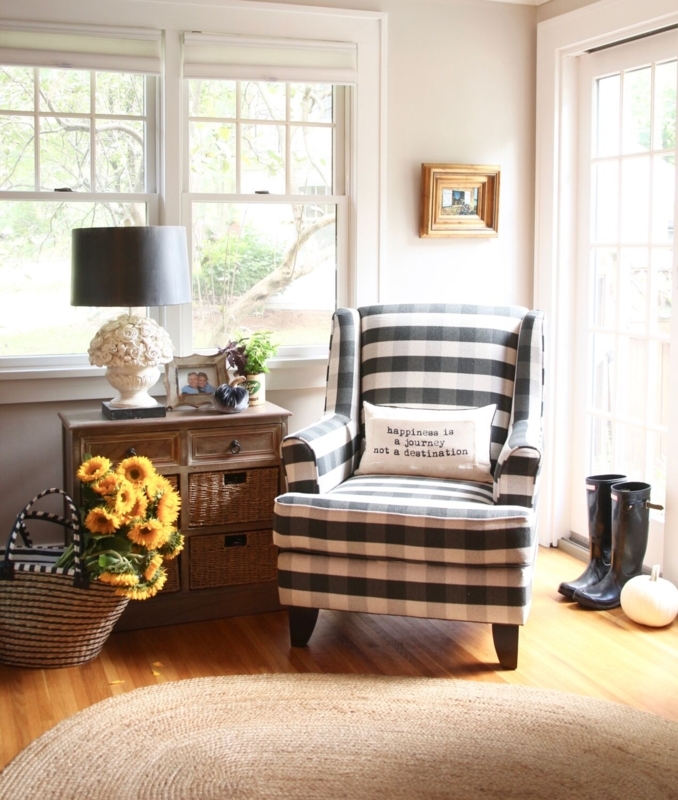 You'll Love The Most Comfortable Black Buffalo Plaid Chair