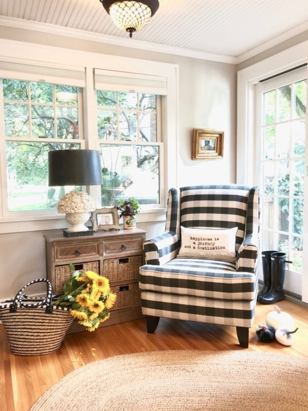 You'll Love The Most Comfortable Black Buffalo Plaid Chair