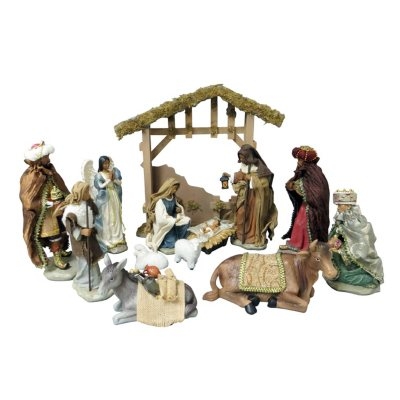 14-Piece African American Nativity Scene Decoration