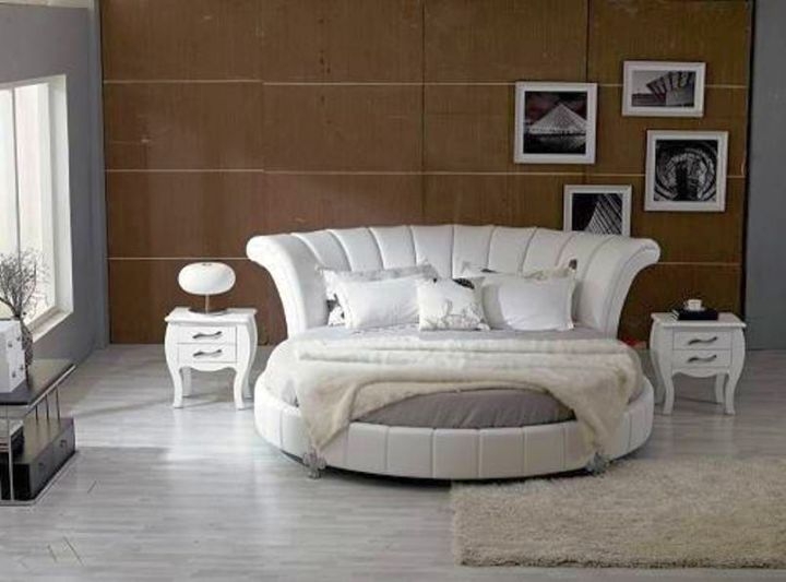 17 Contemporary Round Bed Frame Designs