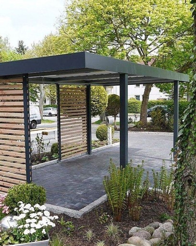43 Minimalist Pergola Design for Garden | Carport designs, Carport ...