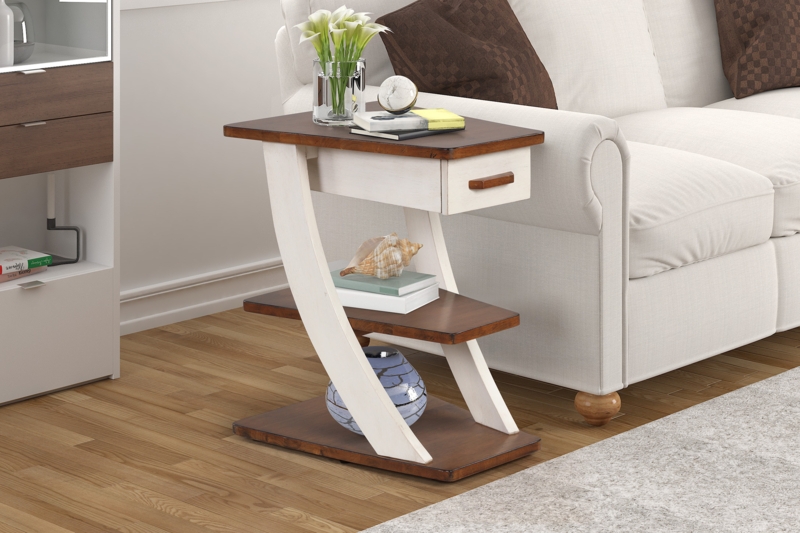 7957-WEDGE END TABLE - TENNESSEE ENTERPRISES, INC.
