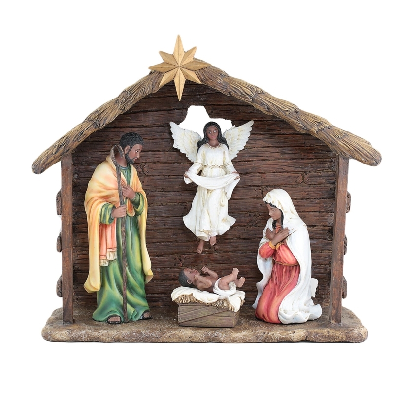 African American Nativity Scene Christmas Decor