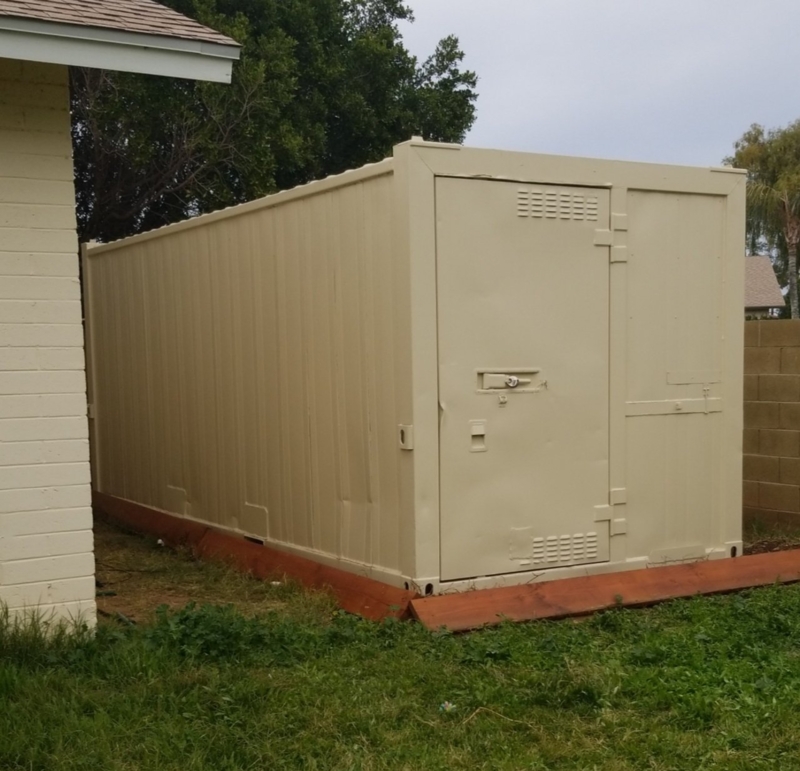 Air-Conditioned Outdoor Storage Shed Design