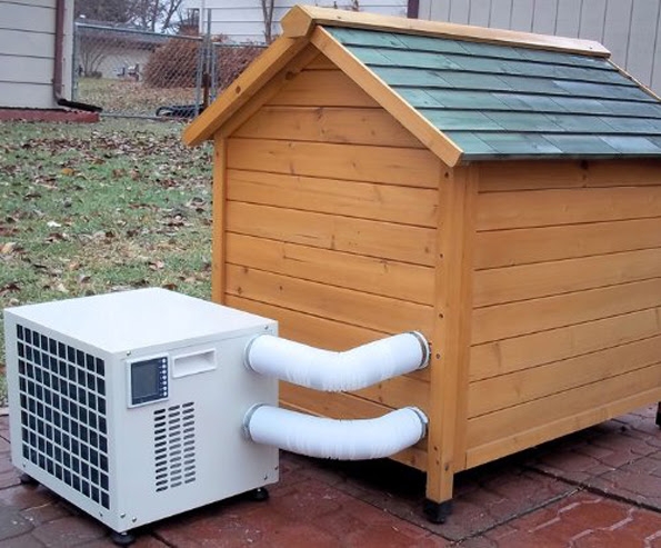 Air Conditioned Outdoor Wooden Shed Design