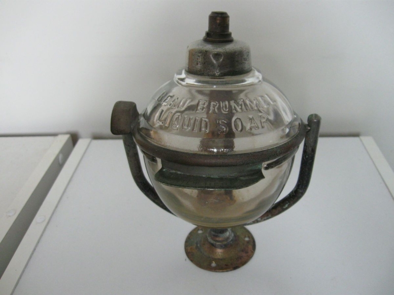 Antique Beau Brummel Vintage Liquid Soap Dispenser