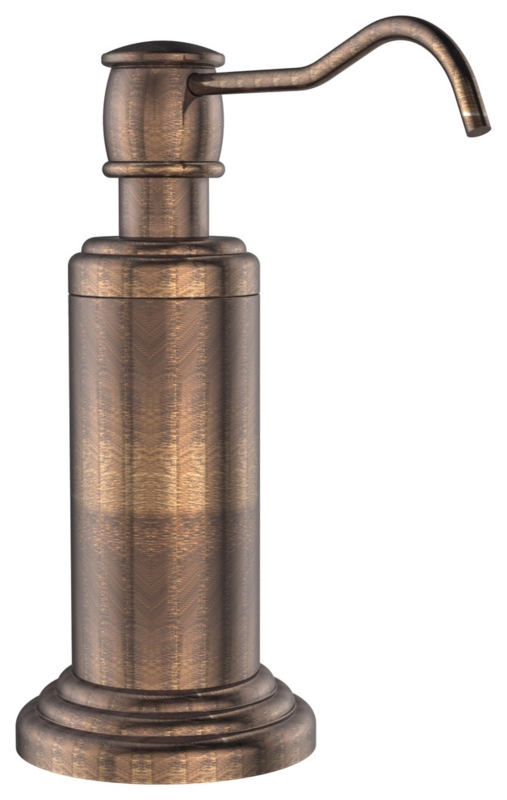 Antique Brass Free Standing Soap Dispenser