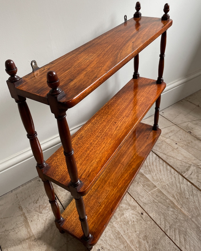 Antique Mahogany 19th Century Wall Shelves