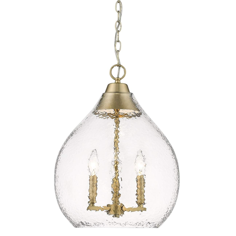 Ariella Brushed Champagne Bronze Pendant Light