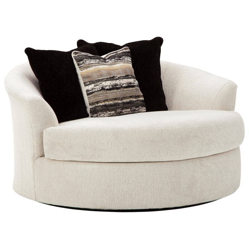 Ashley Cambri Oversized Round Swivel Chair