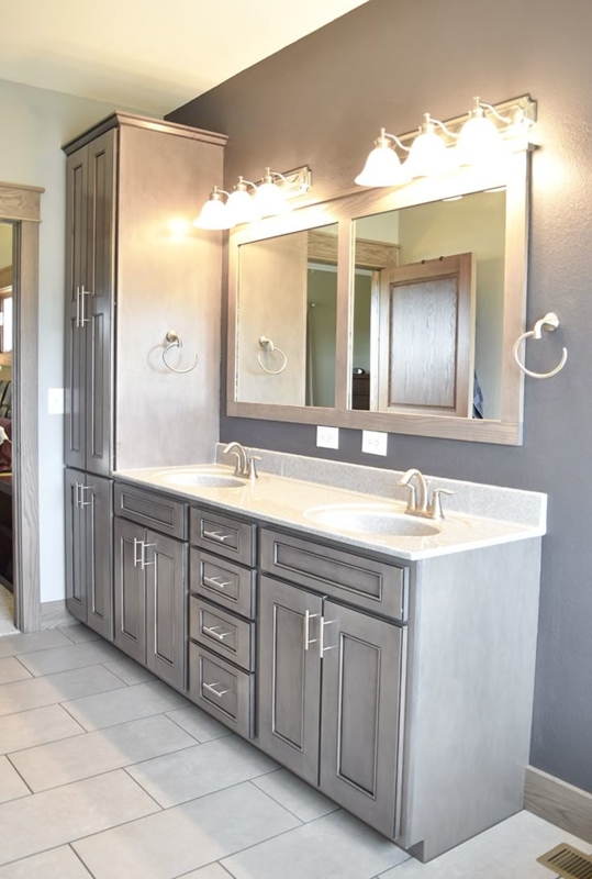 Bathroom Vanities & Linen Cabinets - Wardcraft Homes