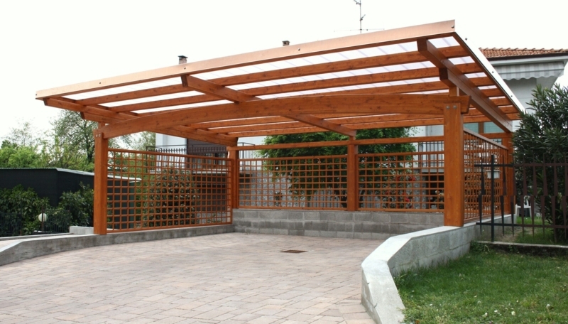 Bauanleitung fr Carport-Pergola-Design