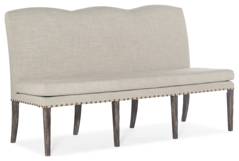 Beaumont French Country Upholstered Dining Bench