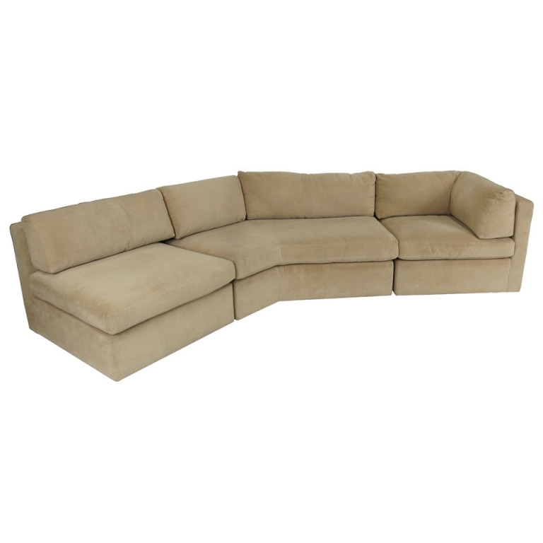 Beige 45 Degree Sectional Sofa for Modern Living Rooms