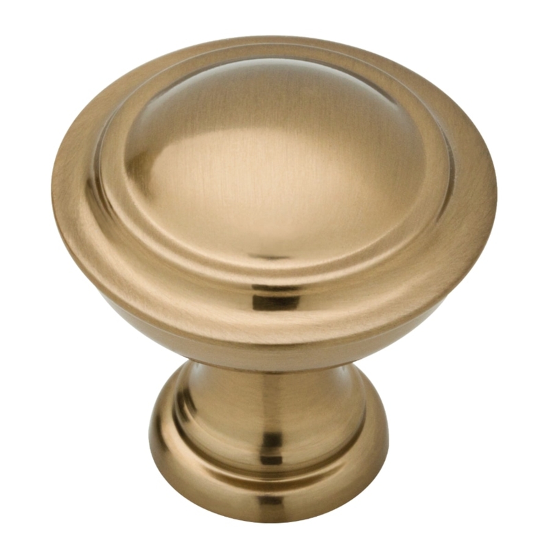 Brainerd Champagne Bronze Round Cabinet Knob