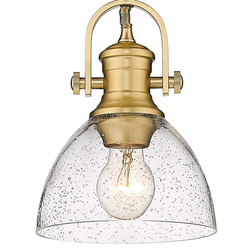 Brushed Champagne Bronze Mini Pendant Light