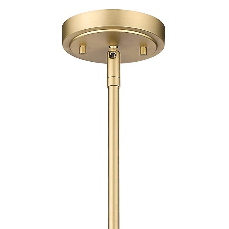 Brushed Champagne Bronze Mini Pendant Light Fixture